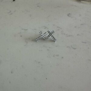 Silver Cross Earrings